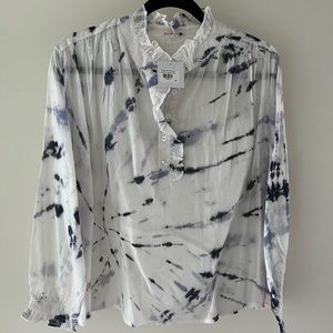 Sundry Tie-dye Blouse, size 2, new with tags